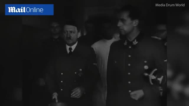 Hitler visiting injured soldiers