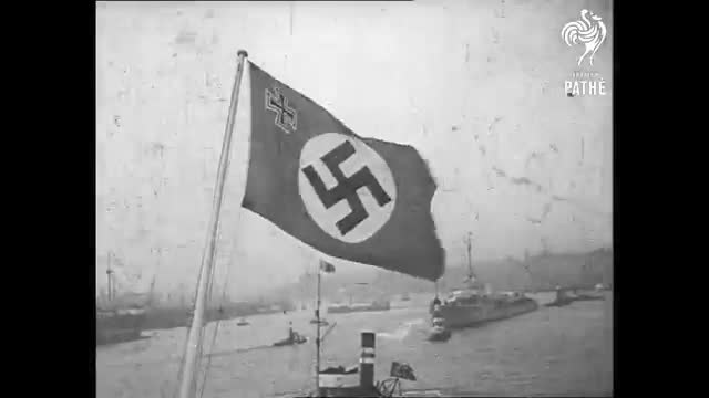British Path%C3%A9 %E2%80%94 Hitler an Bord des Schiffes Robert Ley  Hitler Aboard the Cruise Ship Robert Ley  %281939%29 %E2%80%93 Part 2