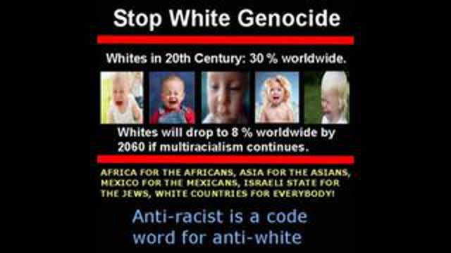 STOP WHITE GENOCIDE!