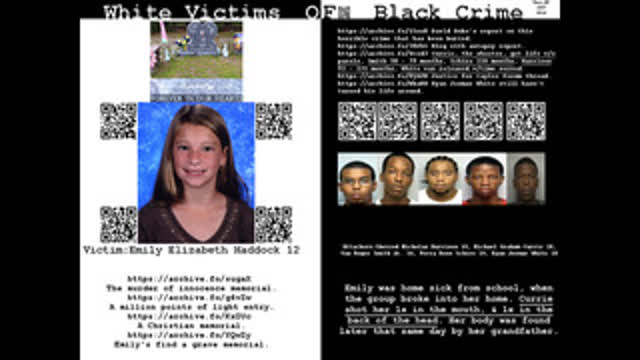 WHITE VICTIMS OF BLACK CRIME - LOST CHILDREN V7 BY THE FIRE RISES