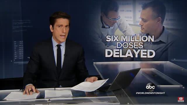 You cannot make this up... 6 million vaccines delayed by weather