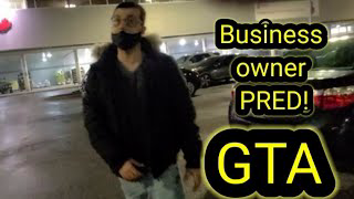 Israeli business owner gets in my FACE! Takes off in TAXI! After CAUGHT trying to meet 14 boy!