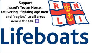 Lifeboat RNLI Israel's Trojan Horse