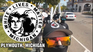 White Lives Matter Protest in Plymouth, Michigan