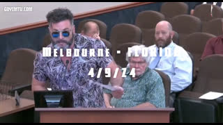 Handsome Truth Speech at City Council in Melbourne, Florida