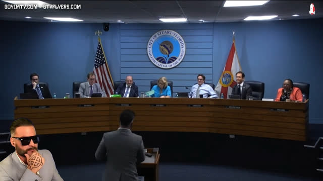 Handsome Truth City Council Speech in Stuart, Florida