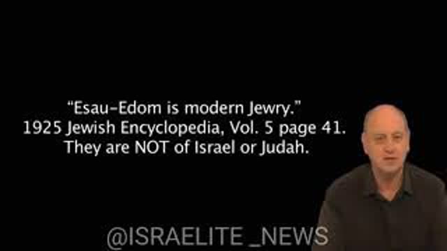 Jews are Edom according to the Jewish Encyclopedia