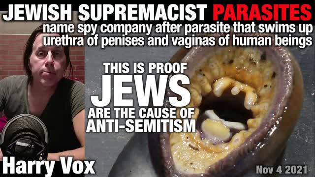 Jewish Supremacist Parasites Name Spy Company After Parasite That Swims Up Urethra of Human Penises