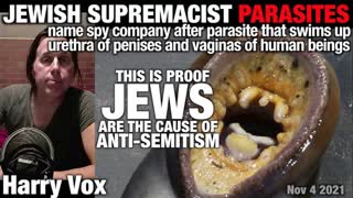 Jewish Supremacist Parasites Name Spy Company After Parasite That Swims Up Urethra of Human Penises