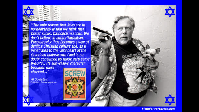 MICHAEL THE MACHINE WEAVER IRL ACTIVIST DROPS FLIERS: EVERY SINGLE ASPECT OF PORNOGRAPHY IS JEWISH