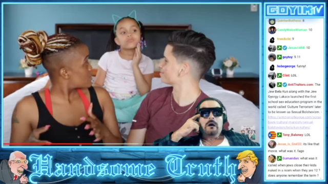 42nd GOYIMTV.COM LIVESTREAM: Faggots & Filthy Jewish Sex Ed.