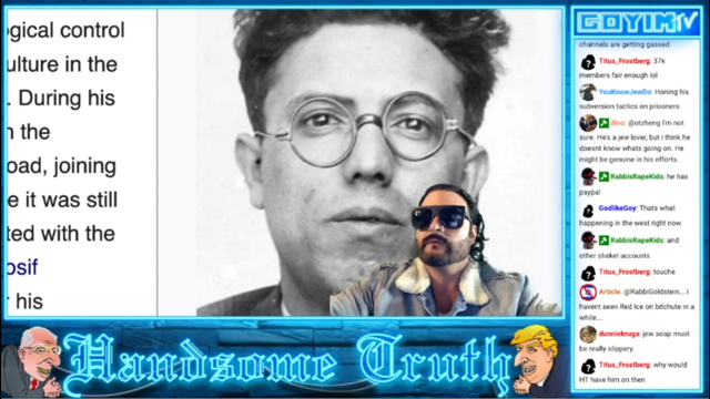 94th GOYIMTV.COM LIVESTREAM: HT & AshesX Expose Dangerous Speech &  Jewish Romanian Communist Propagandist