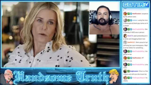 7th GoyimTv.com LIVESTREAM / Exposing the Spokeswoman of White Privilege Handsome Truth Jews