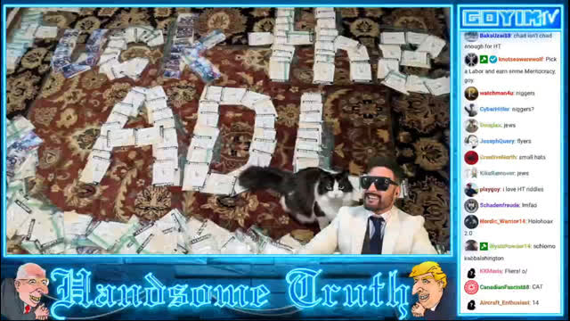 234th GOYIMTV.TV LIVESTREAM: MEDIA MAKES DEATH THREATS ON HT's LIFE! JEWS ARE SEETHING OVER FLYERS!