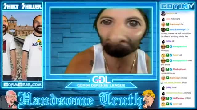 Handsome Truth creates a Holocaust denier