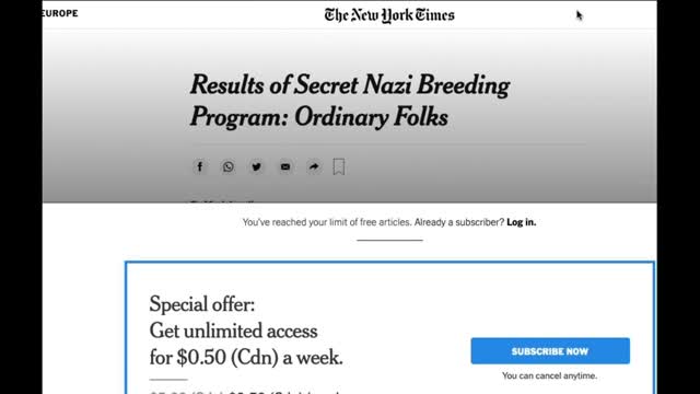 The Nazi Diaspora and Oppenheimer's Mysterious Quote (Part 1/2)