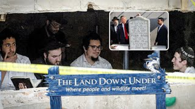 Trump Chabad | NYC Tunnels & "The Land Down Under" Chabad Kabbalah Hasidic Tunnels Taking Cover!