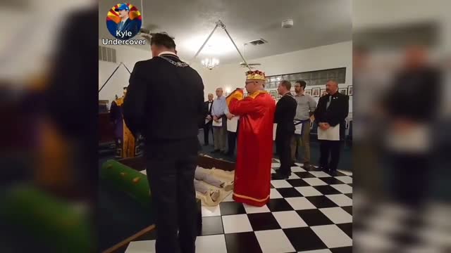 Hidden Cam In Freemason Ritual Initiations & Oaths