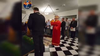 Hidden Cam In Freemason Ritual Initiations & Oaths