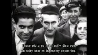 German Footage from 1939: Ashkenazi and Khazar Jews in Poland.