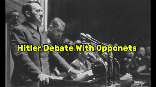 Hitler Debate With Opponets In Reichtag Over The Enabling Act.