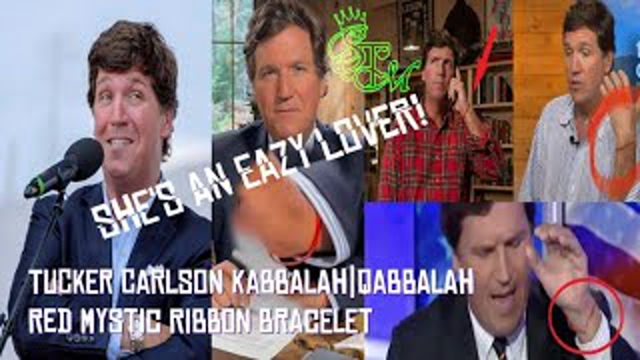 Tucker Carlson Qabbalah/Kabbalah Bracelet - Conservative Hijacking @TuckerCarlson @RealCandaceO WTF?