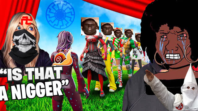 I Deported All of These Ugly Niggers Out of My Lobby In Fortntie