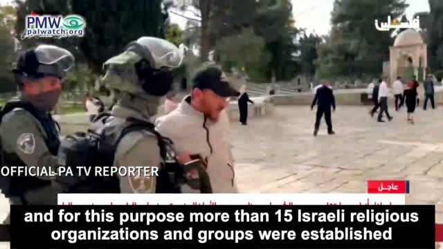 PA denies Jewish history in Jerusalem: â€œThe destruction of the alleged Templeâ€¦ is a taleâ€