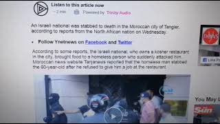 Some unreported news about Jews