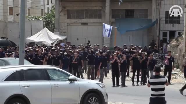 Jewish israeli Extremist and israeli Military terrorise Palestinian neighbourhoods