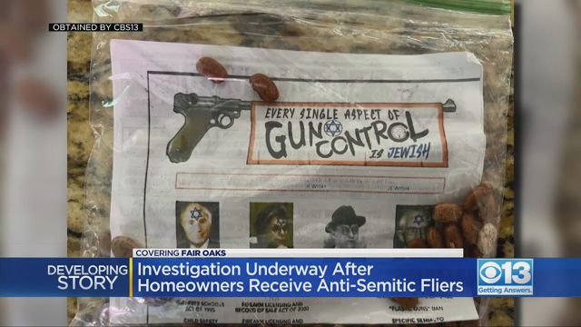 Fair Oaks Homeowners Find Anti-Semitic Items In Driveways