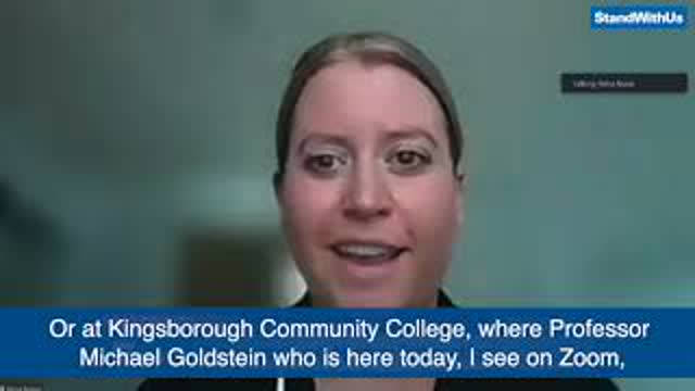Jewess blabs during testimony on â€œAntisemitism at CUNYâ€