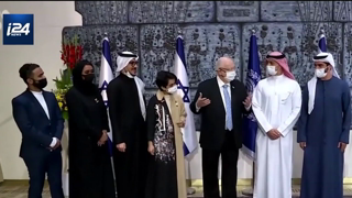 The First UAE-Bahrain Delegation Lands in Israel, Visits Golan Heights, Yad Vashem and Parliament