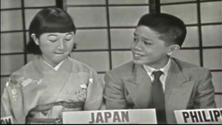 1956 High School Exchange Students Debate on Prejudice (2) . Philippines, Japan, UK, Indonesia.