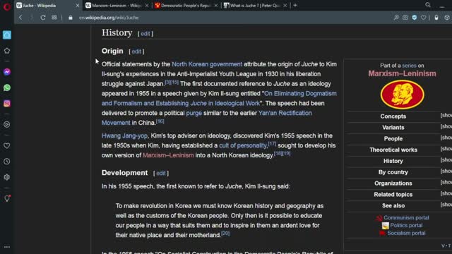 Critique of North Korean Juche Political Ideology - Like a victory