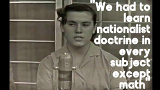 1958 High school exchange students -  Morocco, France, Argentina, Denmark. Subject: Nationalism