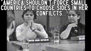 1959 High school exchange students - Turkey, Iran, Syria/Egypt, Israel. Subject: Foreign aid