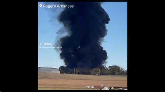 MASSIVE FIRE AT ARKANSAS RECYCLING PLANT ? EXUDING TOXIC SMOKE
