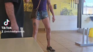 Get this thing out / she-male? Just a guy with womens clothing