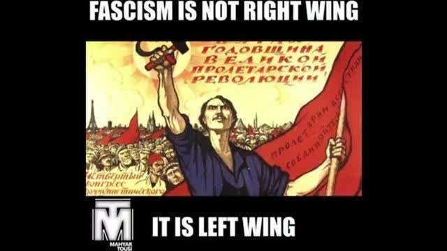 Fascism Is Not Right Wing, It Is Left Wing aka HOW THE 'LEFT' GATEKEEPS THE TERM 'FASCISM' IN ORDER TO COERCE THE MASSES INTO ACCEPTING THEIR TYRANNIES