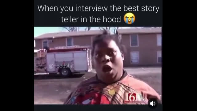 When you interview the best story teller in the hood