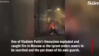 Wow One of Putin's Limo's Blows Up - Just Frightening
