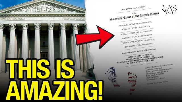 Brilliant SCOTUS Brief Destroys Birthright Citizenship Hoax!