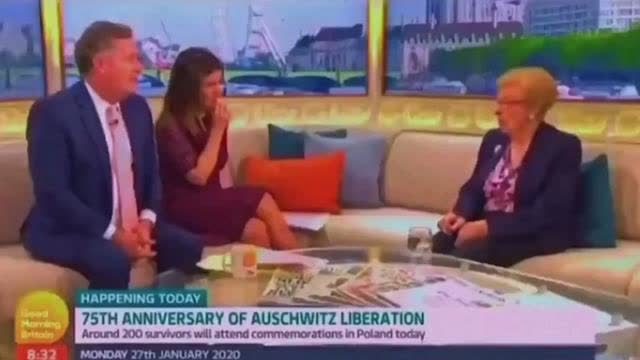 Anne Frank’s step sister, Eva Schloss, tells @piersmorgan on Good Morning Britain that the Auschwi
