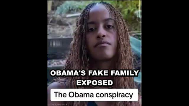 OBAMA'S FAKE FAMILY EXPOSED. THOSE STILL ASLEEP ARE MISSING OUT ON THE TRUTH - BANKS COLLAPSING
