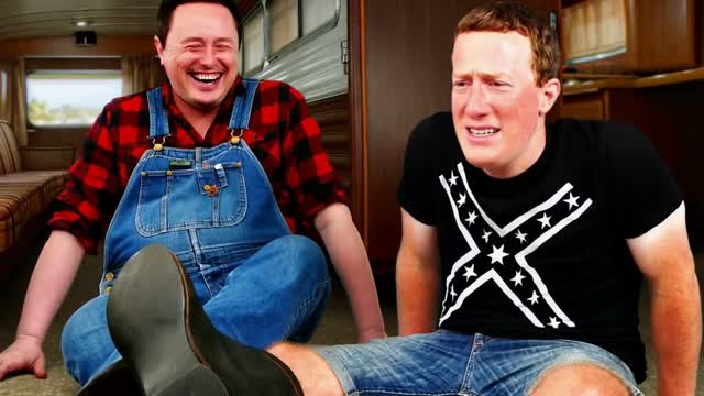 Elon Musk And Marky Zuckerberg In The Trailer Park Hillbillionaires