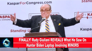 FINALLY! Rudy Giuliani REVEALS What He Saw On Hunter Biden Laptop Involving MINORS(VIDEO)!!!