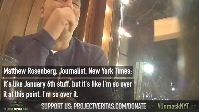 NYT Reporter: Jan 6 Media â€˜Overreaction,â€™ FBI Involved; Traumatized Colleagues are "Fu*king Bit*hes"