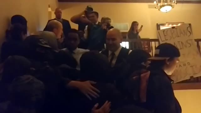 Protesters shut down Neo-Nazi NPI dinner