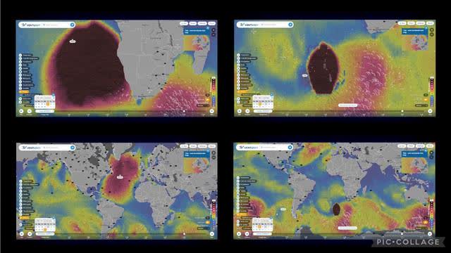 SOMETHING MASSIVE JUST LEFT ANTARCTICA CAUGHT ON RADAR! 85FT WAVES